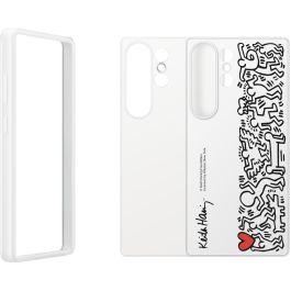 Samsung EF-MS938 Flipsuit Case para Galaxy S25 Ultra, funda protectora de fácil aplicación, multicolor y blanco