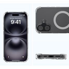 4smarts Funda Bumper Ibiza para Apple iPhone 17 Transparente Compatible MagSafe