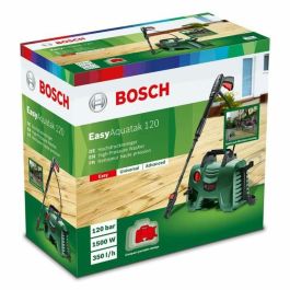 Bosch EasyAquatak 120 Lavadora Alta Presión 1500W, 120 bar, 350L/h, Bomba Aluminio, Pistones Inoxidables, Manguera 3m, 2 Boquillas