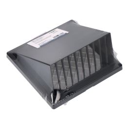 Edm Rejilla Ventilación con Campana ABS ø 125mm Gris Antracita 170x170mm