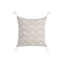 DKD Home Decor Cojín Boho Natural Blanco Algodón 45 x 45 cm (2 Unidades) Precio: 20.59000009. SKU: B1HMAK9RQG