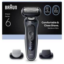Braun Afeitadora Eléctrica Serie 6 8700216645362 Negra 60 Minutos Duración Batería Carga Rápida Precio: 185.49999985. SKU: B1ECAAC8TV