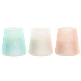 DKD Home Decor Vela Aromática Coco Azul Blanco Cristal 9 x 10 x 9 cm (6 Unidades) Precio: 25.5899996. SKU: B13FVZBJHJ