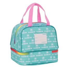 Portameriendas Rainbow High Paradise Turquesa 20 x 20 x 15 cm Portameriendas Rainbow High Paradise Turquesa 20 x 20 x 15 cm