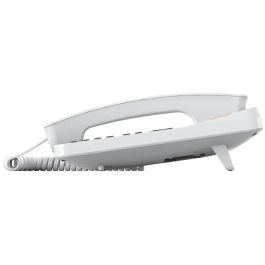 Gigaset Desk 600 Teléfono Analógico con Cable Escritorio Blanco - Identificador de Llamadas, Agenda 100 Contactos
