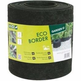 Garden Id 13022635 Borde de Jardín de Caucho Reciclado Eco Border 5m x 20cm, Indestructible y Flexible (Recto/Curvo)