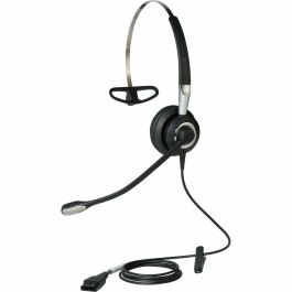 Jabra BIZ 2400 II Mono NC 3in1 Auriculares Alámbricos para Oficina/Centro de Llamadas, Diadema, Gancho de Oreja, Negro/Plata