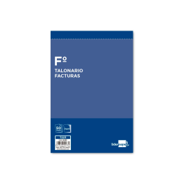 Liderpapel T223 Talonario Facturas Folio Original y Copia con IVA