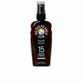 Protector Solar Suntan Oil Dark Tanning Mediterraneo Sun