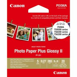 Canon Papel Foto PP-201 2311B070 9x9 - 20 Hojas Precio: 12.79000008. SKU: S7136855