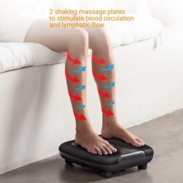 MEDISANA LM 100 - Masajeador Energizante de Pies y Piernas 2 en 1 Shiatsu + Vibración Estimulante, 2 Intensidades + Calor, Negro