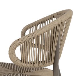 Silla Natural-Gris Pe-Aluminio Exterior 59 X 58 X 79 cm