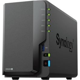 NAS Synology Diskstation DS224+/ 2 Bahías 3.5"- 2.5"/ 2GB DDR4/ Formato Torre Precio: 370.69000012. SKU: B18BKX4LPB