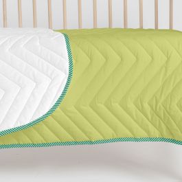 Colcha HappyFriday Basic Kids Arista Verde 100 x 130 cm