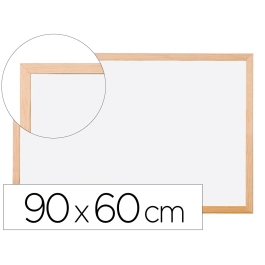 Q-connect Pizarra Blanca Melamina Marco Madera 90x60 cm Precio: 15.79000027. SKU: B16E7YL5YN