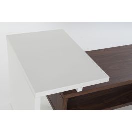 Mueble Tv Moderno DKD Home Decor Blanco Marron 60 x 58 x 110 cm