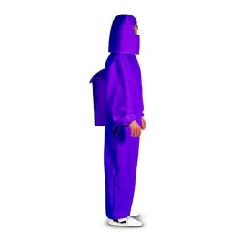 My Other Me Disfraz Among Us Impostor Purple Talla XL (Escafandra y Traje con Cremallera y Bolsillos)