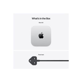 Apple Mac Mini Silver M4 24GB RAM 512GB SSD - Ordenador de Sobremesa Compacto y Potente