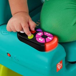 Fisher-Price Silla Ríe y Aprende para bebé con luces y sonidos, 43x41x33,5 cm