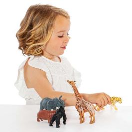 Figura animales salvajes set 6 unidades Figura animales salvajes set 6 unidades
