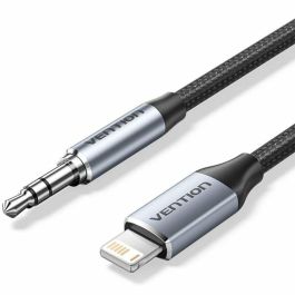 Adaptador Audio Vention BMCHF/ Jack 3.5 Macho - Lightning Macho/ 1m/ Gris Adaptador Audio Vention BMCHF/ Jack 3.5 Macho - Lightning Macho/ 1m/ Gris