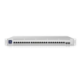 Ubiquiti USW Enterprise XG 24 Switch Gestionable Layer 3 con 24 Puertos 10GbE RJ45, 2 Puertos 25G SFP28, 580 Gbps, UniFi Network