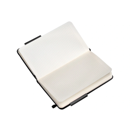 Antartik Cuaderno Tapa Dura A6 Hojas Cuadrícula Negro 100 Hojas 80 gr FSC Certificado