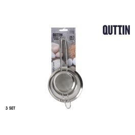 Privilege Set 3 Coladores de Cocina Acero Inoxidable - Diámetros 7.5 cm, 8.5 cm y 1 cm para Drenar y Colar Alimentos (12 Cajas) Precio: 27.89000027. SKU: S2201395