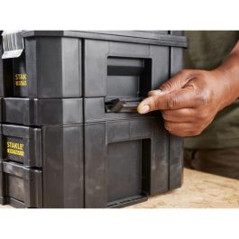 STANLEY FMST1-71981 Kit 2 Cajas FATMAX PRO-STACK™ con 2 Tiradores y 2 Cajones, 21,5 L