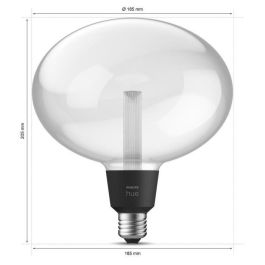 Philips Hue PHI8719514419278 White and Color Ambiance, bombilla LED conectada Ellipse E27, compatible con Bluetooth