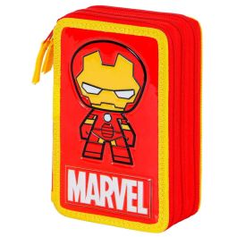 KARACTERMANIA Plumier Iron Man Marvel Estuche Escolar Completo con 3 Compartimentos, Bloc de Notas, Regla, Sacapuntas, Goma, Lápiz, 2 Bolígrafos, 18 Lápices y 18 Rotuladores Precio: 18.49999976. SKU: B13E742S7L