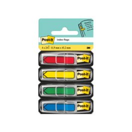 Post-It Marcadores Adhesivos Index Rojo, Amarillo, Verde, Azul - 4 Dispensadores Estándar 4x24 Precio: 5.94999955. SKU: B1F3JDVWCZ