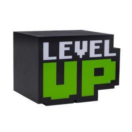 Paladone Lampara Level Up Light Con Sonido, Diseño Pixelado Juegos Retro, Portátil 12 cm