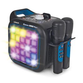 V-Tech 80-581767 Karaoke Light Party Duo Disco Edition, Altavoz 40W con 2 Micrófonos Inalámbricos, +14 Años