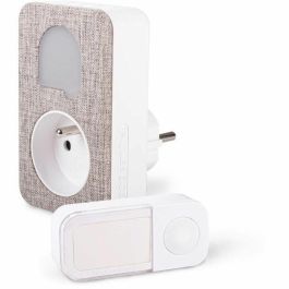 SCS Sentinel CSF0108 Timbre Inalámbrico SONE + Stylish - Sin Batería y con Toma Eléctrica Integrada