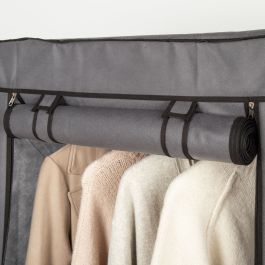 Armario ropero Max Home Gris oscuro 70 X 148 X 44 CM 4 Unidades