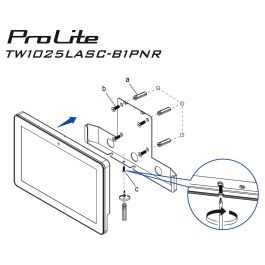 Iiyama TW1025LASC-B1PNR 25.5cm (10.1") 1280 x 800 Pixeles LED 16:10 25ms Pantalla Táctil 10 Puntos