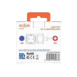 Scape Travel Enchufe Schuko a Suiza