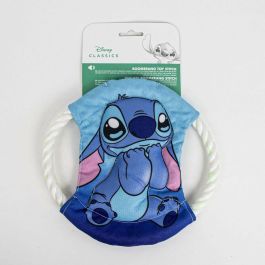 Cerdá Cuerda Dental Juguete para Perro Stitch Aro Azul 22x22x6 cm Cerdá Cuerda Dental Juguete para Perro Stitch Aro Azul 22x22x6 cm