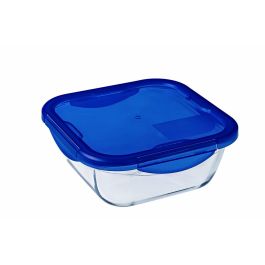 Pyrex 3426470278027 Juego de 7 Recipientes para Guardar Alimentos de Vidrio con Tapa Hermética Cook & Go