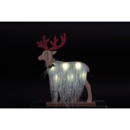 Figura Navidad Alpina DKD Home Decor Beige Rosa 5 x 16 x 23 cm (4 Unidades) Figura Navidad Alpina DKD Home Decor Beige Rosa 5 x 16 x 23 cm (4 Unidades)