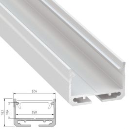 Perfíl Aluminio Tipo SILEDA 2,02M Precio: 25.4999998. SKU: 15096779473283