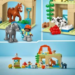LEGO 10416 DUPLO My Town Cuidando Animales de Granja, Juguete Educativo para Bebés, Casa, Minifiguras de Caballos LEGO 10416 DUPLO My Town Cuidando Animales de Granja, Juguete Educativo para Bebés, Casa, Minifiguras de Caballos