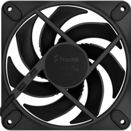 Fractal Design FRA7340172708841 Ventilador PC Momentum 12, FDB, Control PWM, Aspas barridas, Reducción Ruido, Negro