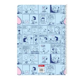 Libreta Snoopy Love Azul A4 80 Hojas