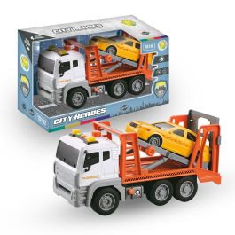 Tachan Camión Remolque Plataforma Héroes de Ciudad 1:12 con luz, sonido, fricción, plataforma elevable y rampa basculante para niños +3 años Precio: 20.69000054. SKU: B195BMQHXC