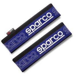 Sparco SPC1208BL Almohadillas de Cinturón Acolchadas, Set de 2, Azules y Negras, Confort Extra, Anti-rozaduras, Velcro Sparco SPC1208BL Almohadillas de Cinturón Acolchadas, Set de 2, Azules y Negras, Confort Extra, Anti-rozaduras, Velcro