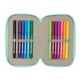 Safta Plumier Triple 37 Pcs "Cuore" 12,5x19,5x5,5 cm