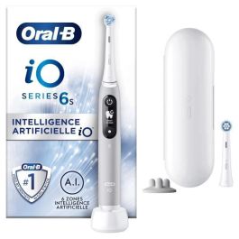 Oral-B iO 6S Cepillo de dientes eléctrico gris con conexión Bluetooth, 2 cabezales, 1 estuche de viaje Precio: 179.59000048. SKU: B1AQJWMCPZ