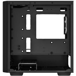DeepCool CC360 ARGB Mini Tower PC Negro, compatible micro ATX/Mini-ITX con ventana lateral y filtro anti-polvo
